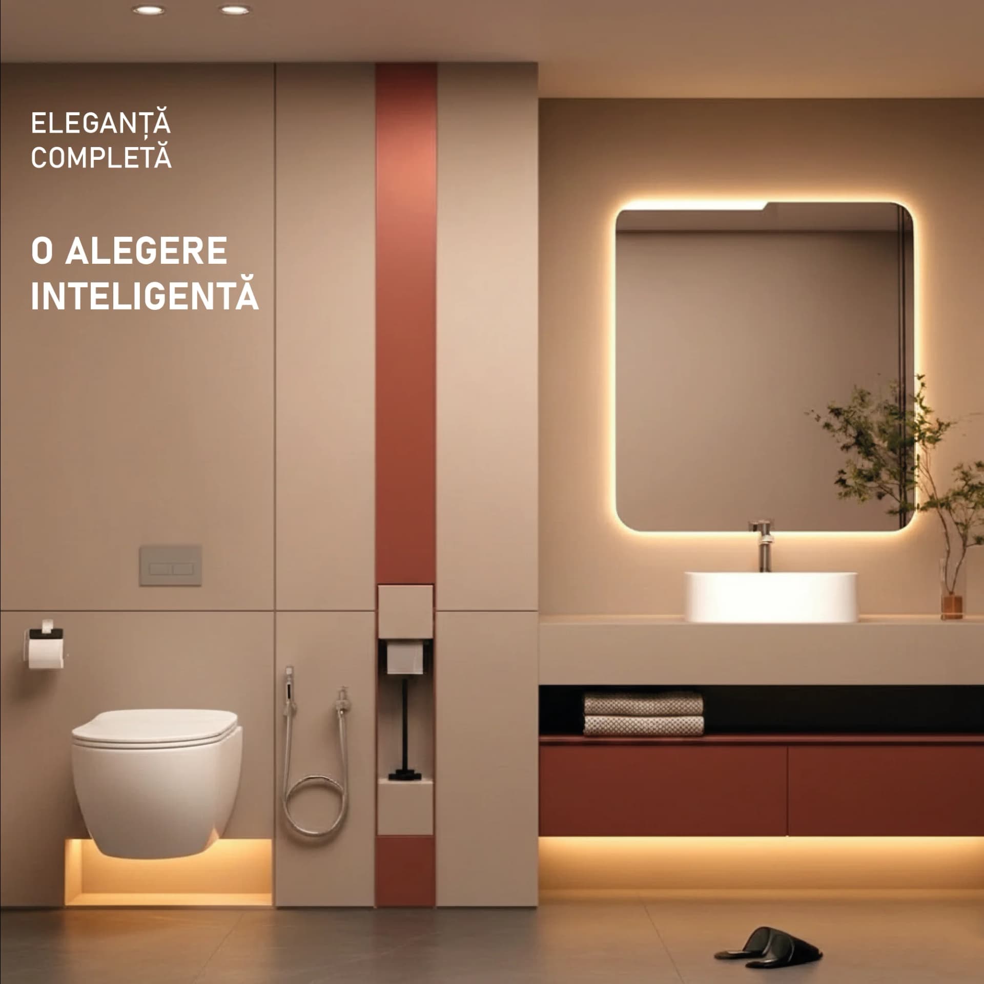 Vas WC suspendat rimless fara margini Sofia  alb ceramica lucioasa cu capac soft close duroplast inchidere lenta T203 - 49x36x36cm