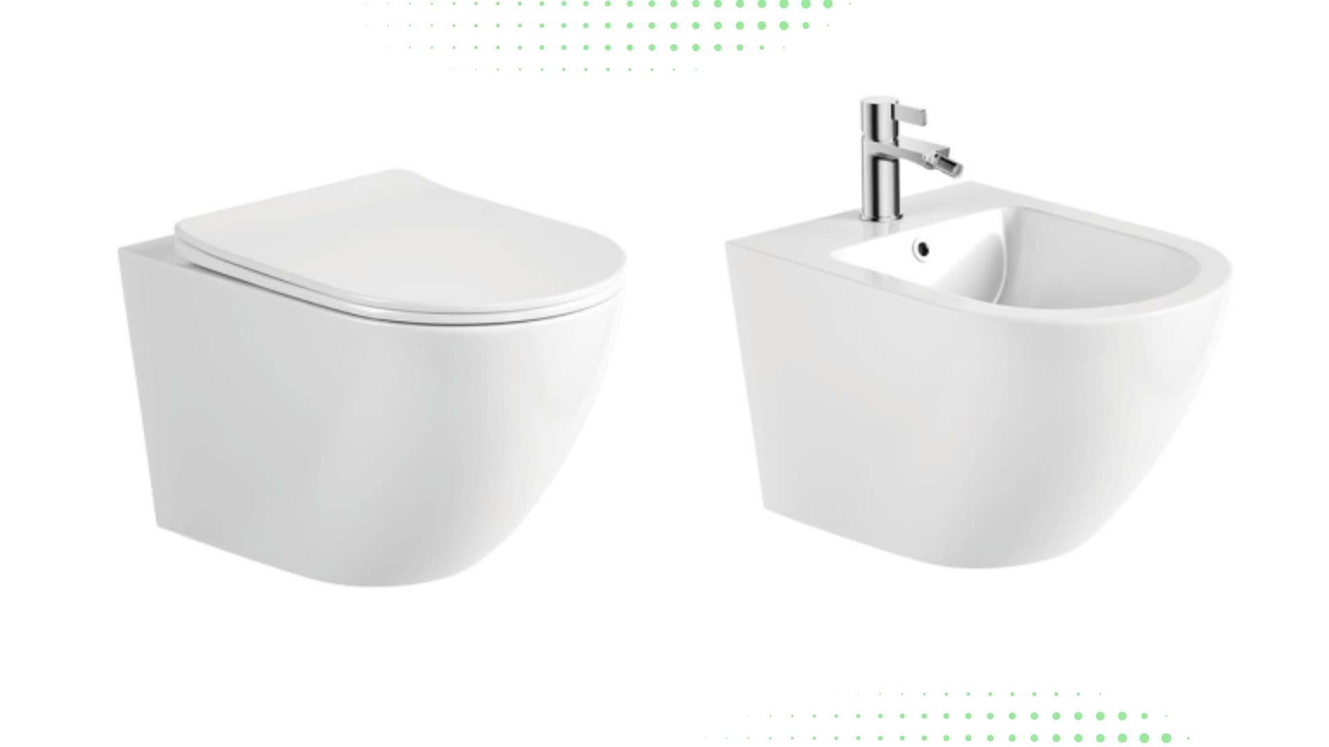 Set 6 in 1 Rezervor incastrat Visam Slim 80 clapeta alba/gri/negru cu Vas WC suspendat Sofia alb si capac UV softclose Cadru metalic cu Bide Sofia alb suspendat 49x36x36