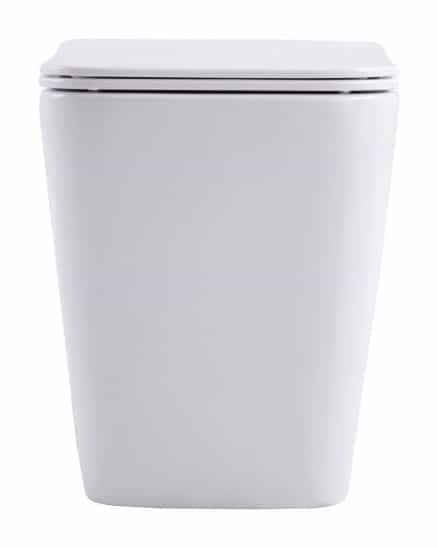 Set vas WC stativ Praga alb cu bideu stativ – conectare la rezervor și cadru încastrat